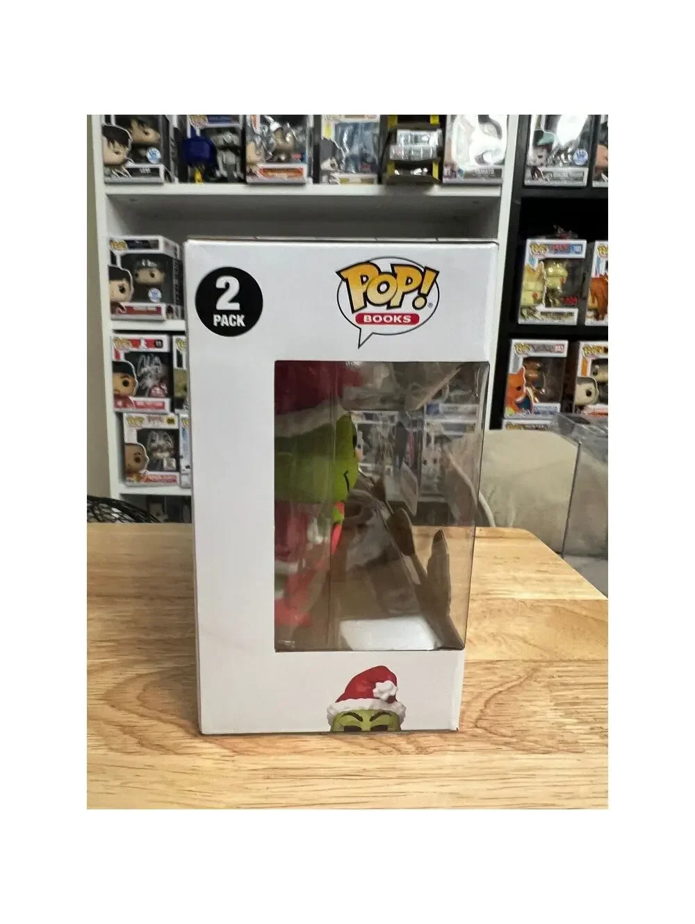 EXC FLOCKED (FUZZY) Grinch & Max Funko Pop 2-Pack Christmas Dr. Seuss How Stole